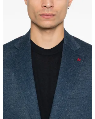 Isaia ボタンブレザー - ブルー - サムネイル5