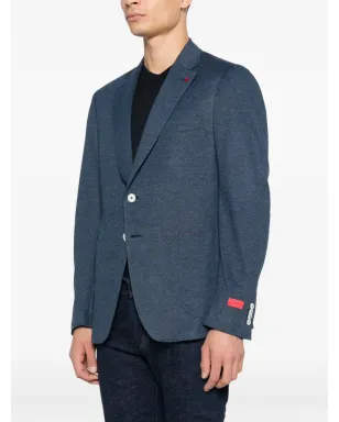 Isaia ボタンブレザー - ブルー - サムネイル3