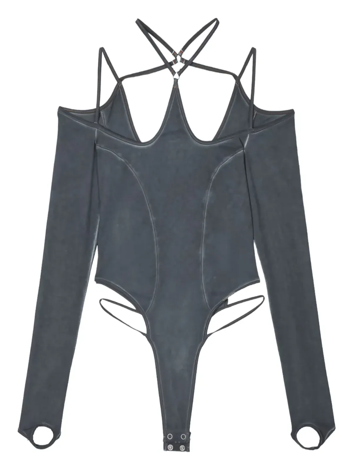 Miss Sixty ストラップディテール ボディスーツ - 画像1