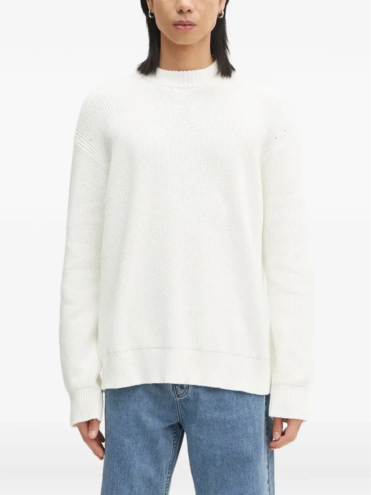 Napapijri ロゴ クルーネック セーター - White - 画像1