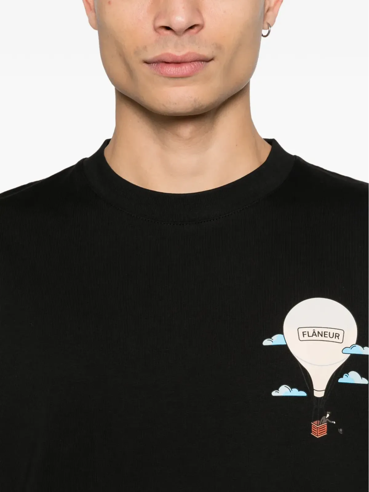 FLÂNEUR グラフィックプリントTシャツ - 画像5