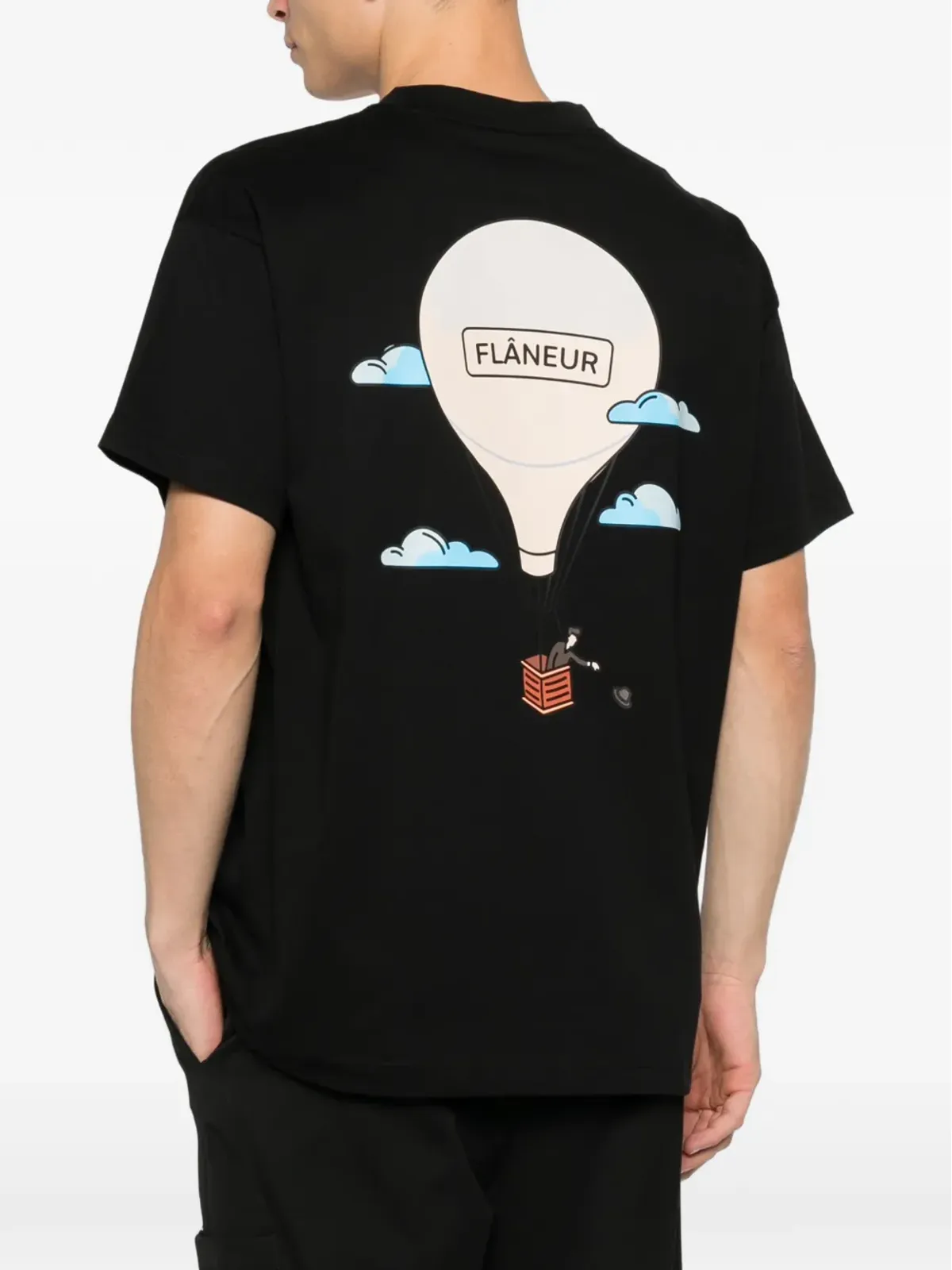 FLÂNEUR グラフィックプリントTシャツ - 画像4