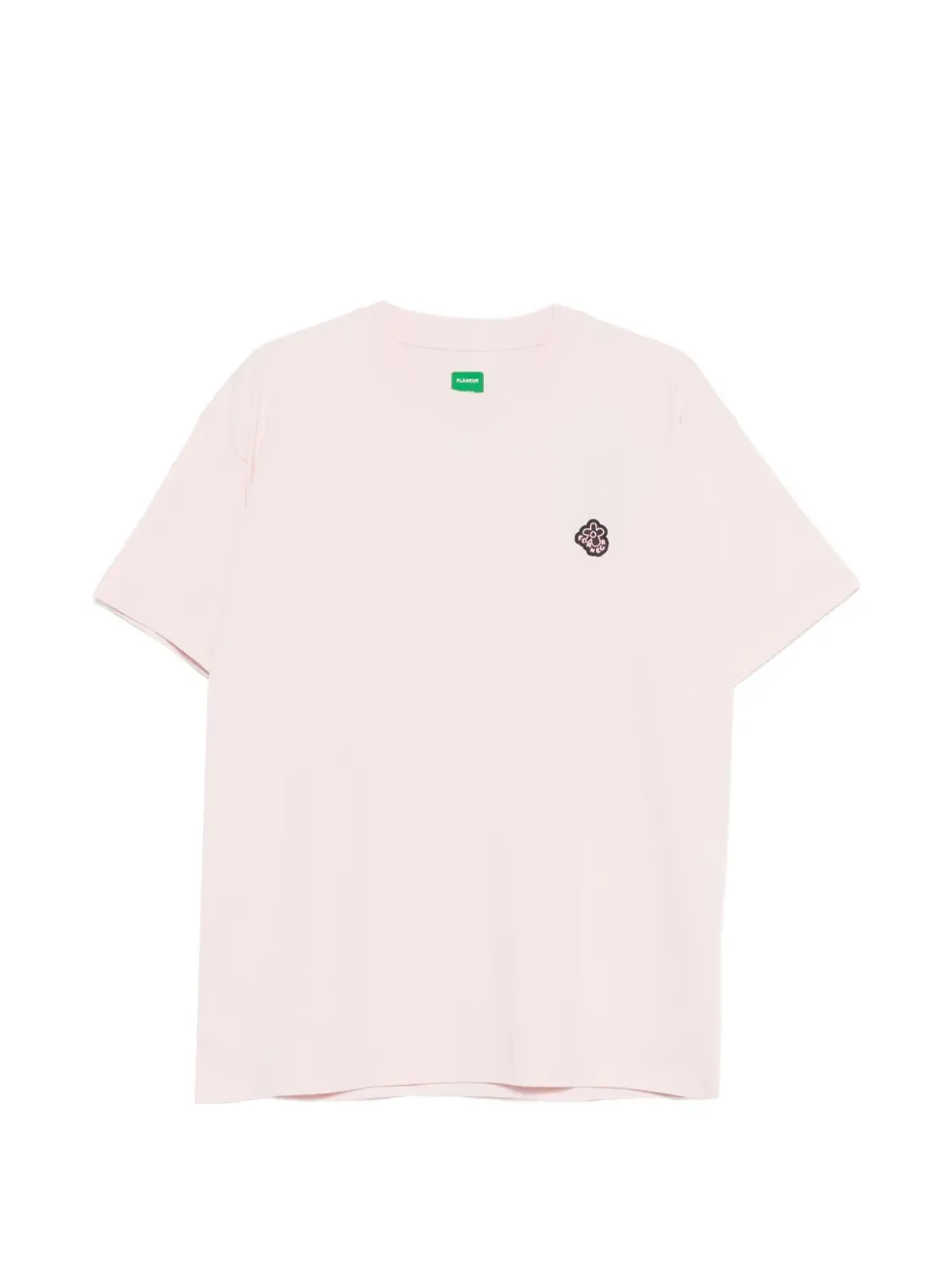 FLÂNEUR ロゴパッチ クルーネック Tシャツ - 画像1