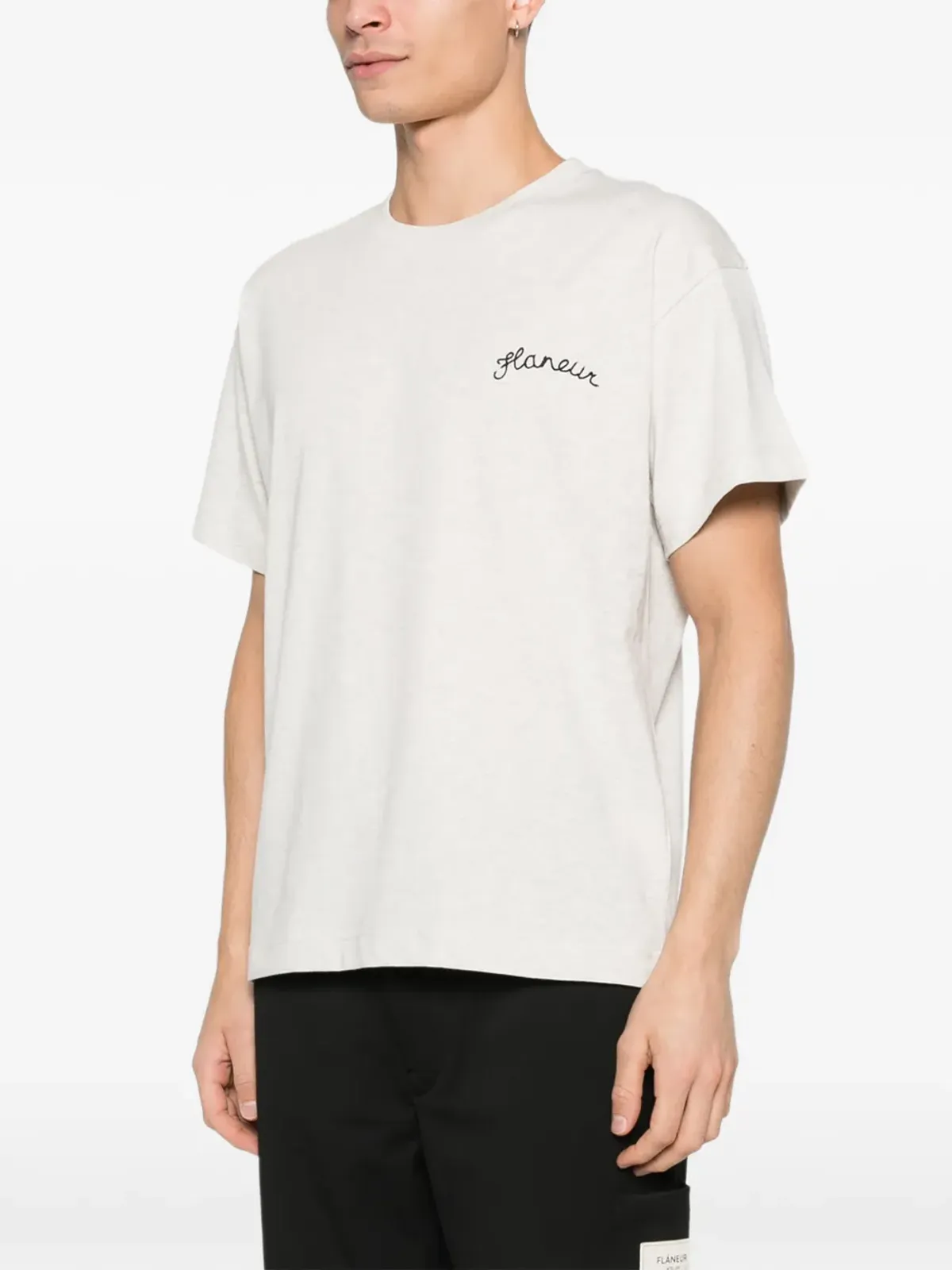 FLÂNEUR ロゴディテール Tシャツ - 画像3