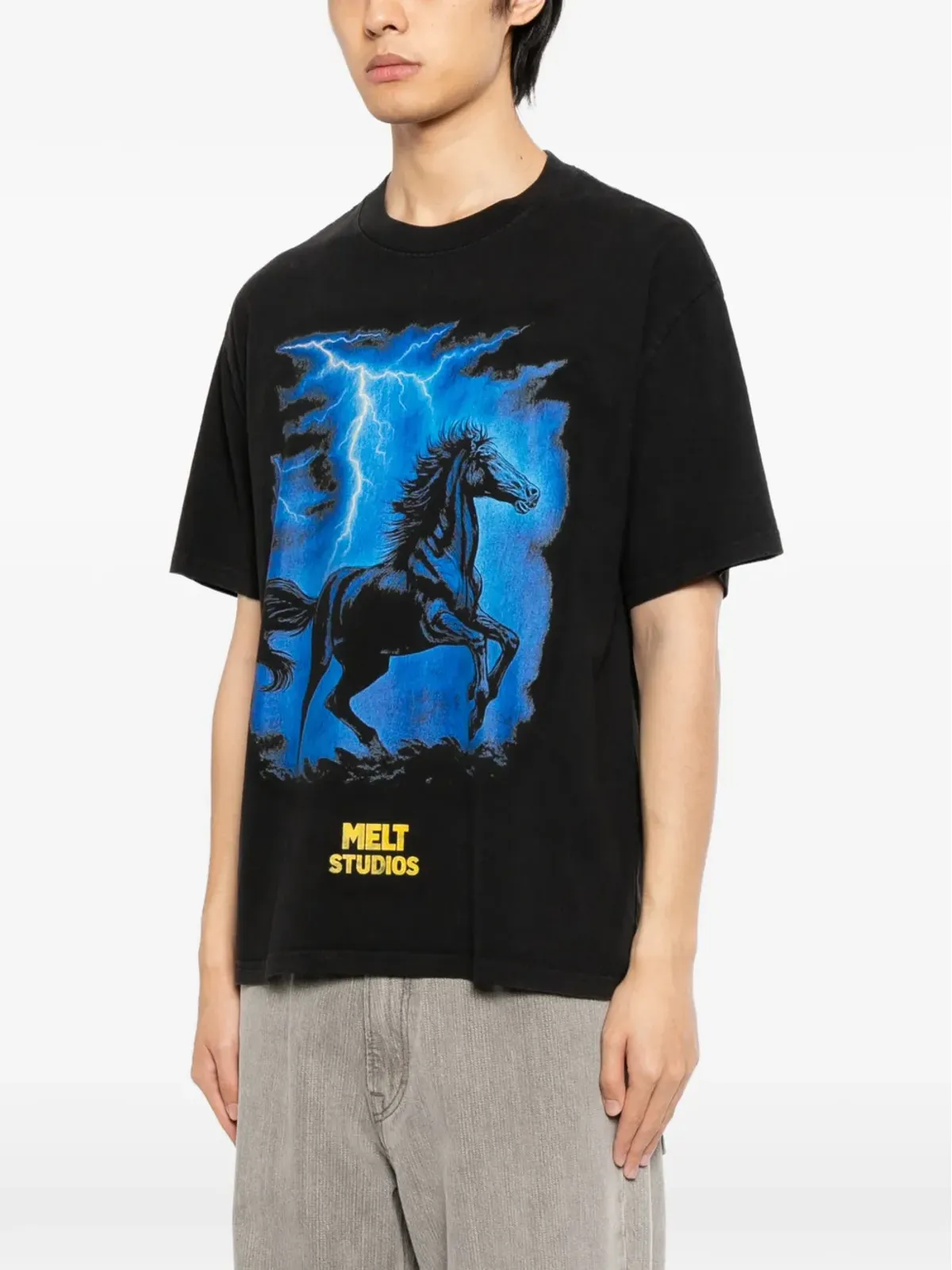 Melt ホースグラフィックTシャツ - 画像3