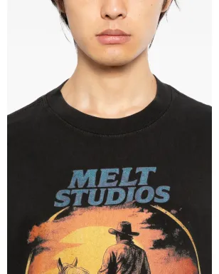 Melt ラウンドネック プリント Tシャツ - サムネイル5