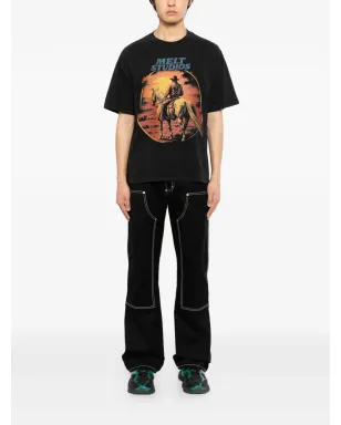 Melt ラウンドネック プリント Tシャツ - サムネイル2