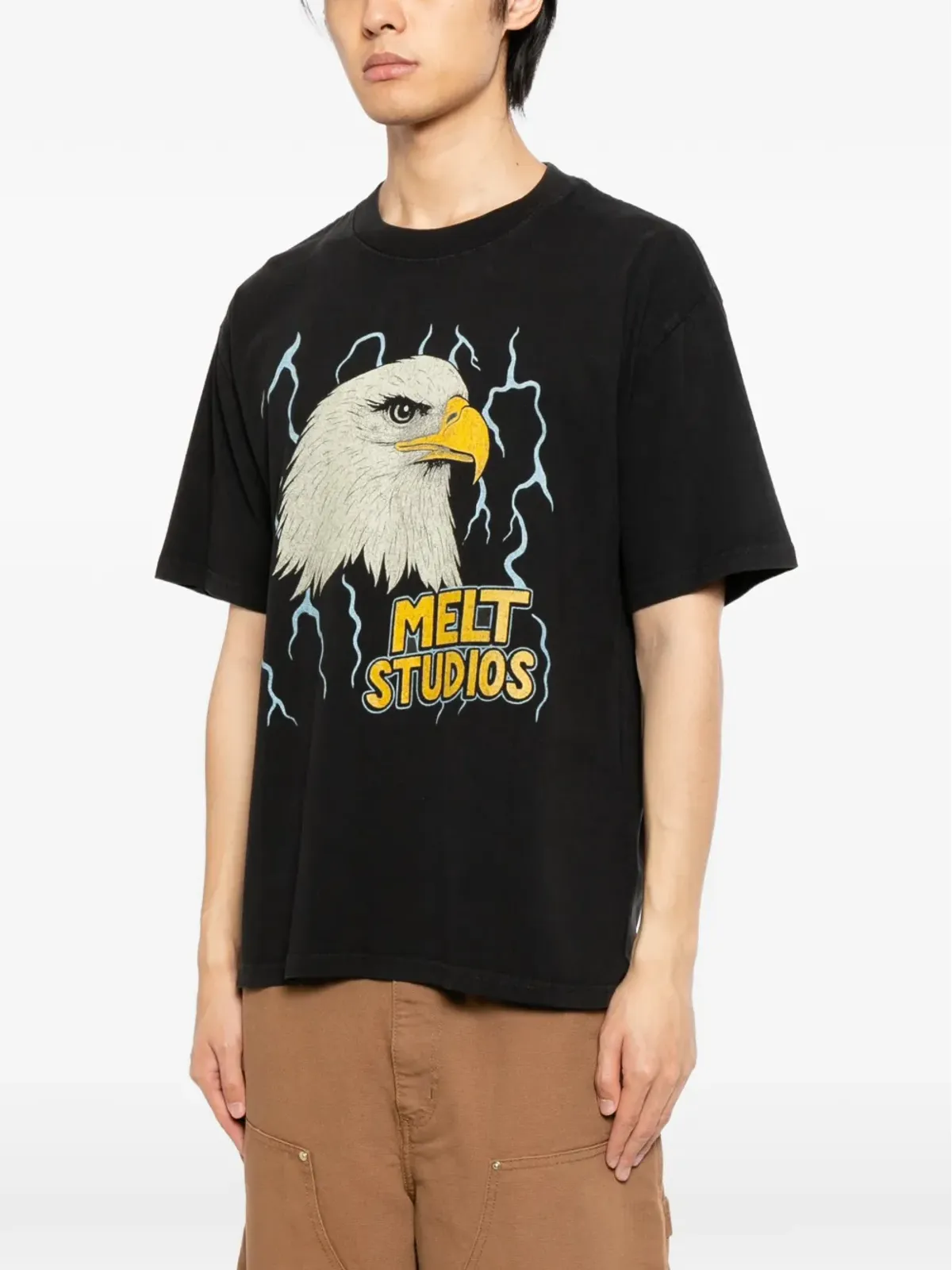 Melt イーグルプリントTシャツ - 画像3