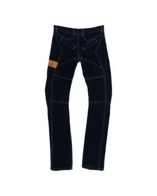 John Galliano Pre-Owned パッチワークパンツ - サムネイル2
