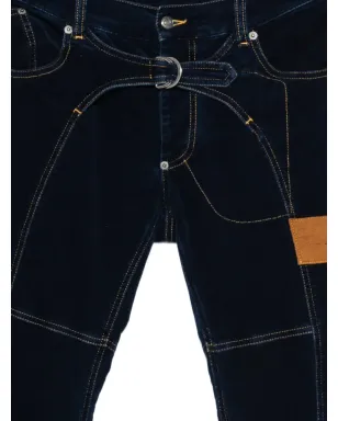 John Galliano Pre-Owned パッチワークパンツ - サムネイル3