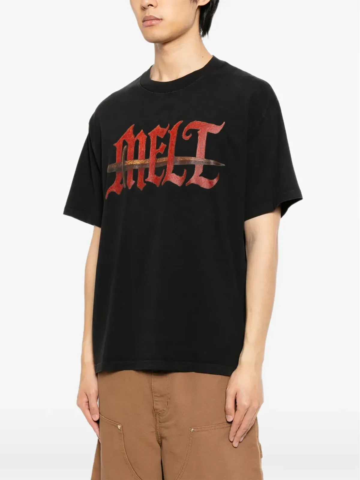 Melt ロゴプリント Tシャツ - 画像3
