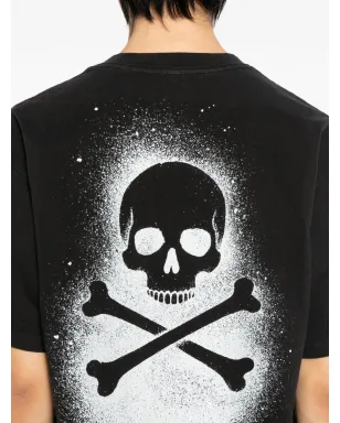 Melt スカルプリントTシャツ - ブラック - サムネイル5