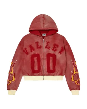 Vale Chimera zip-up hoodie - Red - サムネイル1