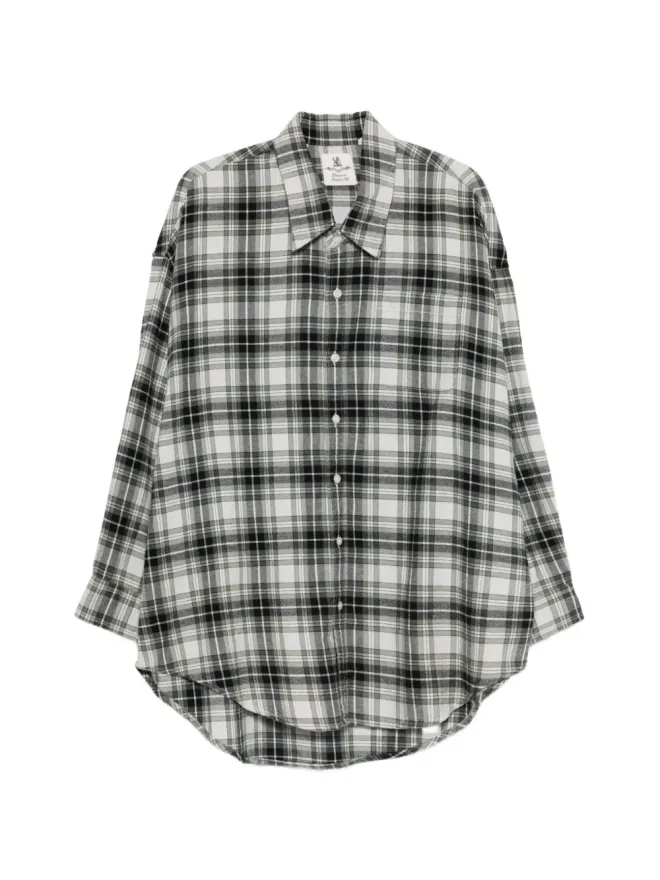 Denimist Denimist チェック柄ロングスリーブシャツ - Greenの商品画像
