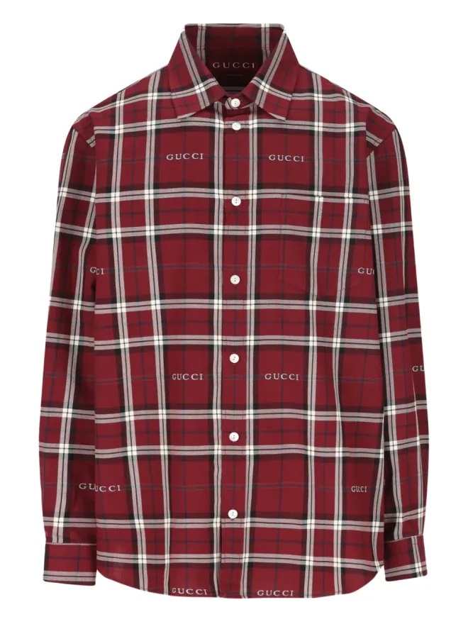 Gucci Gucci パターンシャツ - レッドの商品画像