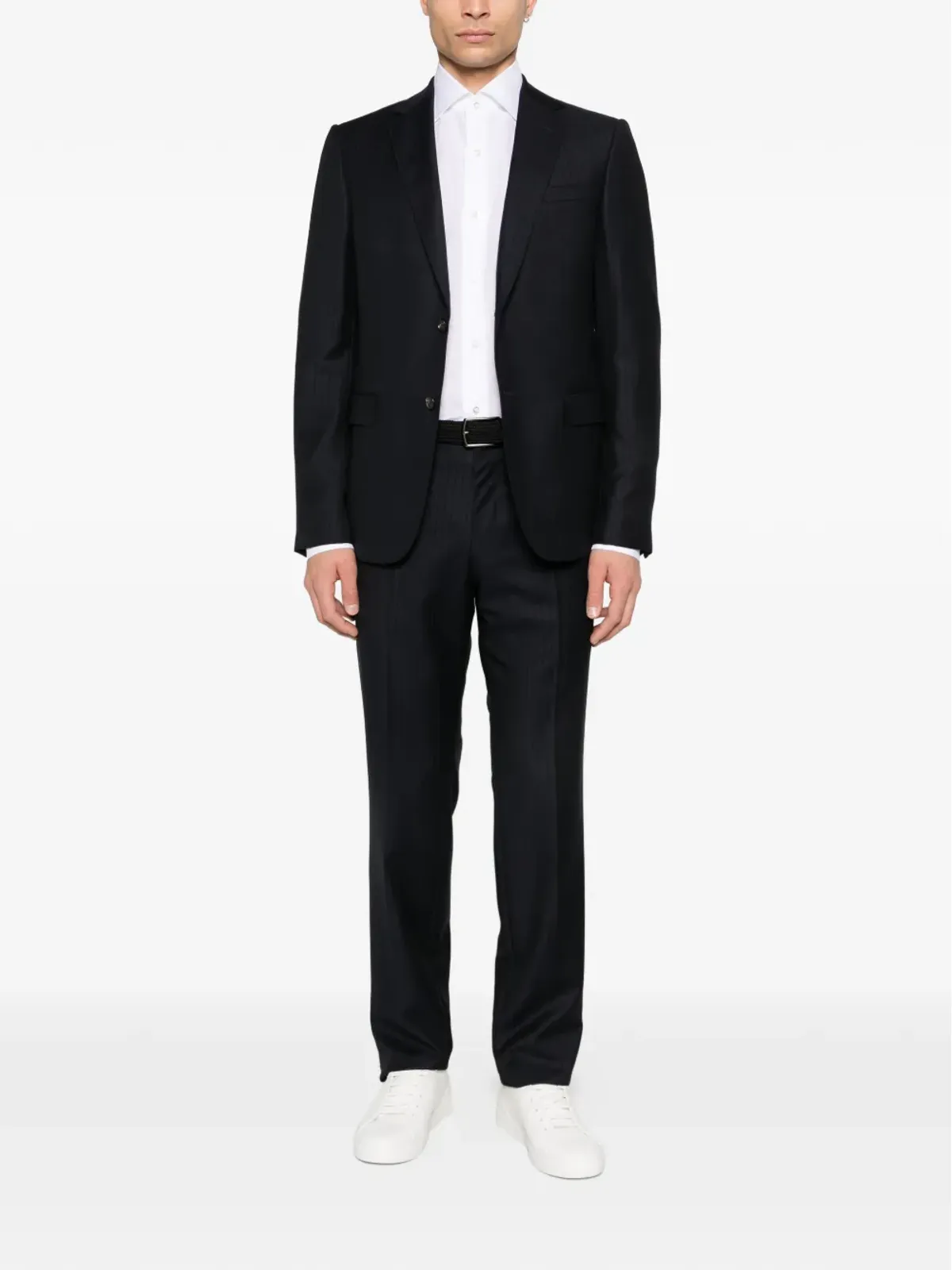 Isaia ボタン留め長袖シャツ - White - 画像2