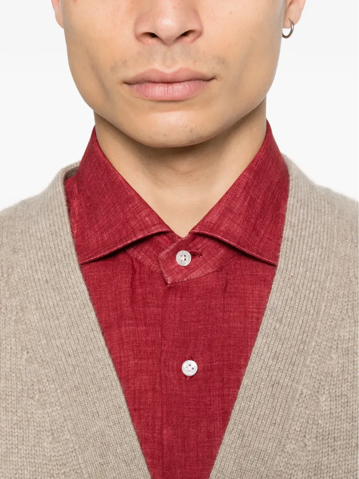 Isaia ボタン付きシャツ - 画像5