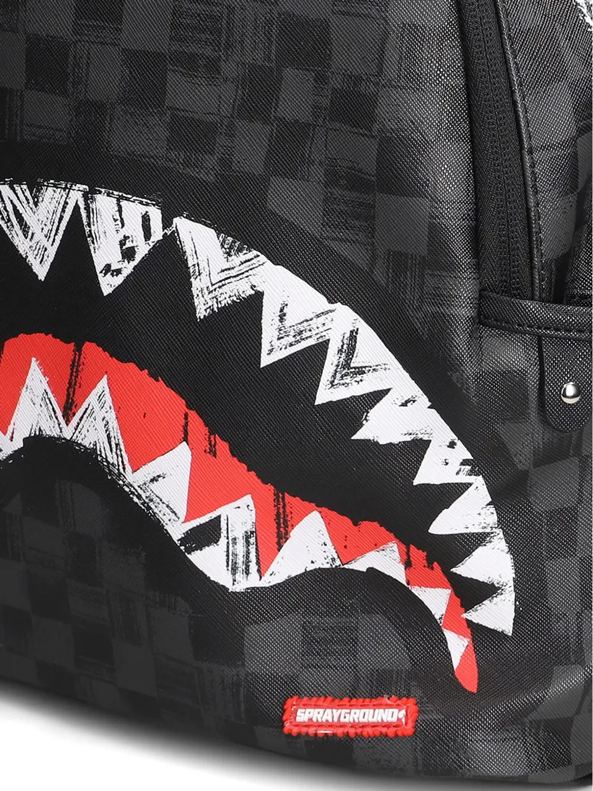 Sprayground シャークチェック柄バックパック - 画像3