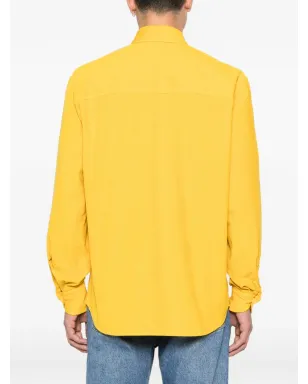Isaia チェストポケットシャツ - Yellow - サムネイル4