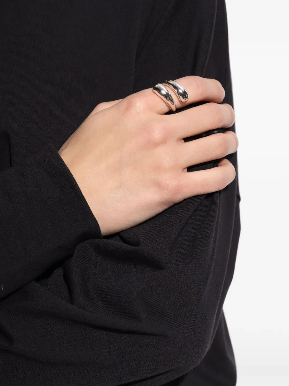 LIE STUDIO Victoria sculpted ring - 画像2
