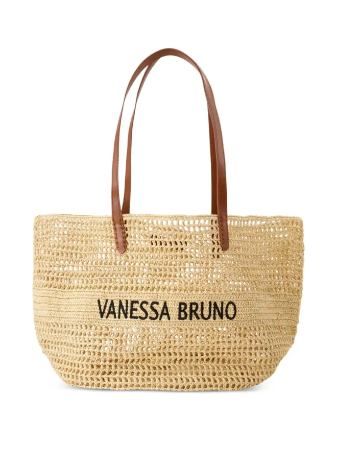 Vanessa Bruno Vanessa Bruno ラフィアハンドルのショッパーバッグの商品画像