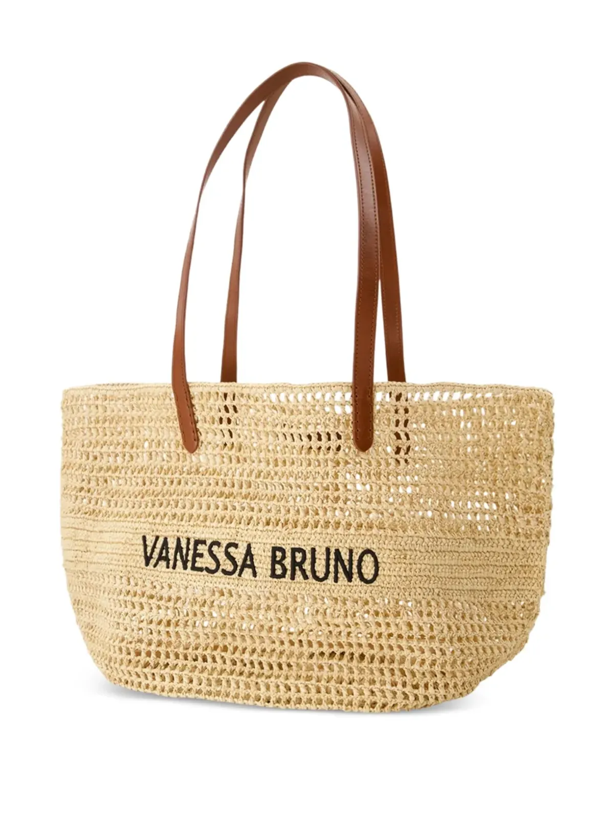 Vanessa Bruno ラフィアハンドルのショッパーバッグ - 画像3