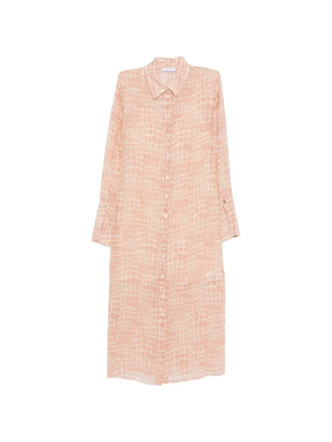 Patrizia Pepe Patrizia Pepe クロコプリント ミディ丈 シャツドレスの商品画像