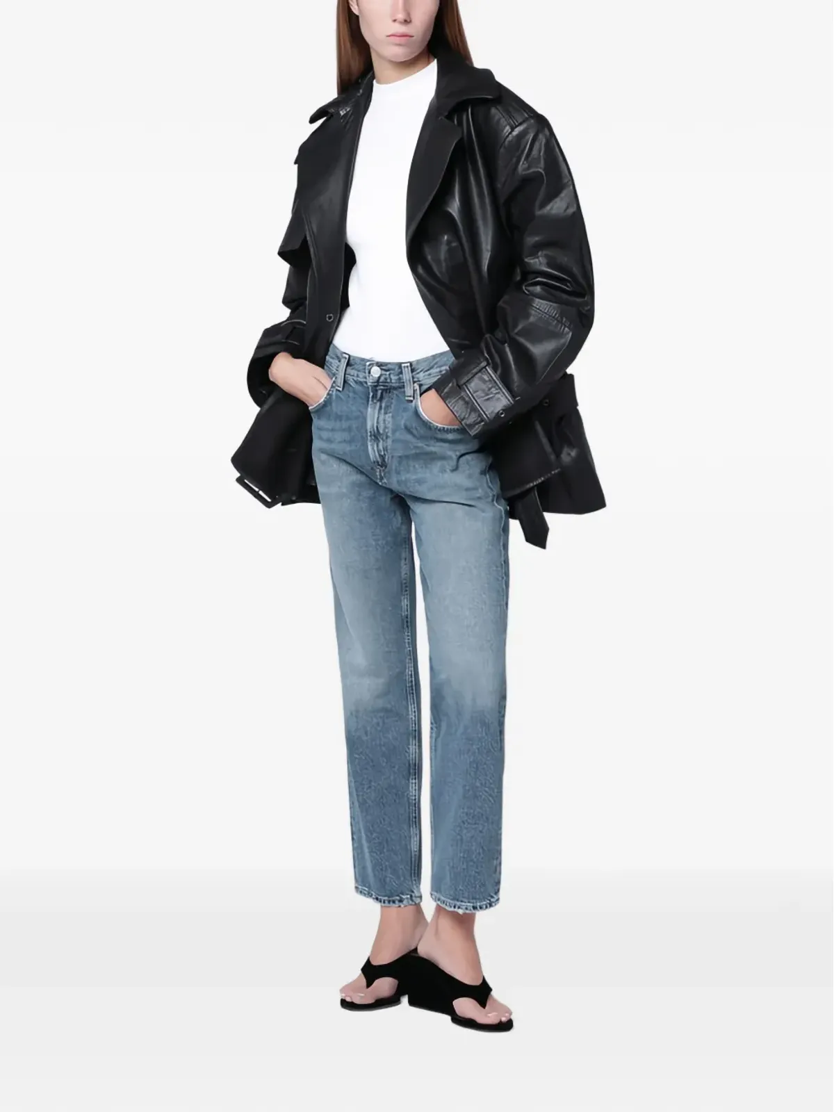AGOLDE Valen frayed jeans - 画像2