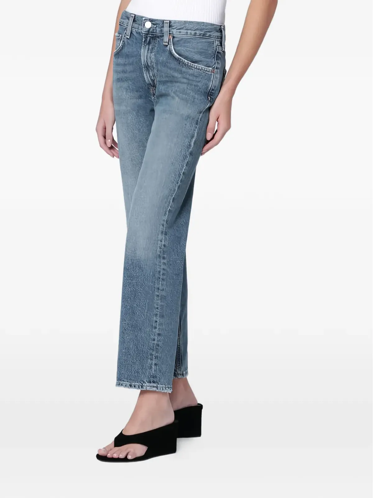 AGOLDE Valen frayed jeans - 画像3