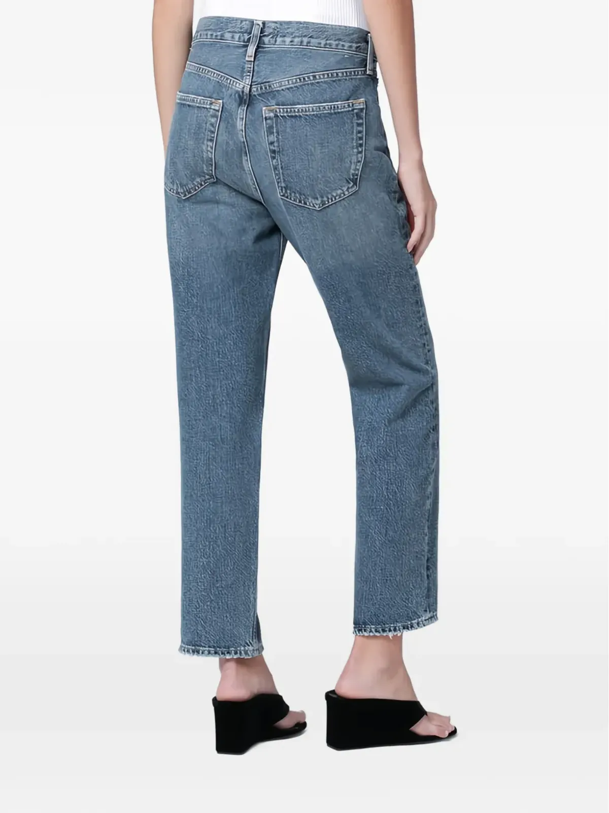 AGOLDE Valen frayed jeans - 画像4