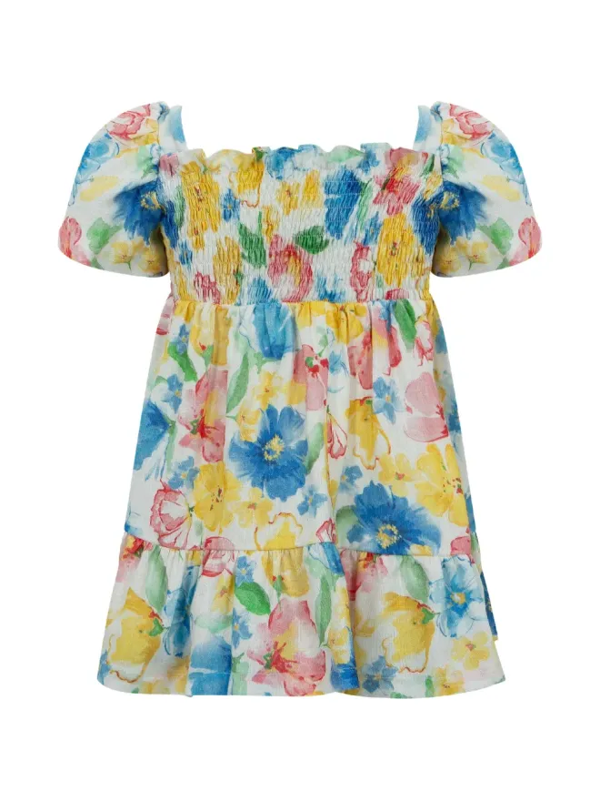 Lapin House Lapin House シャーリング花柄プリントドレスの商品画像