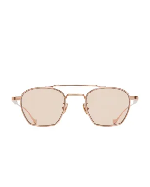 Cutler & Gross クランリー1425 トップバー ジオメトリック サングラス - ピンク - サムネイル1