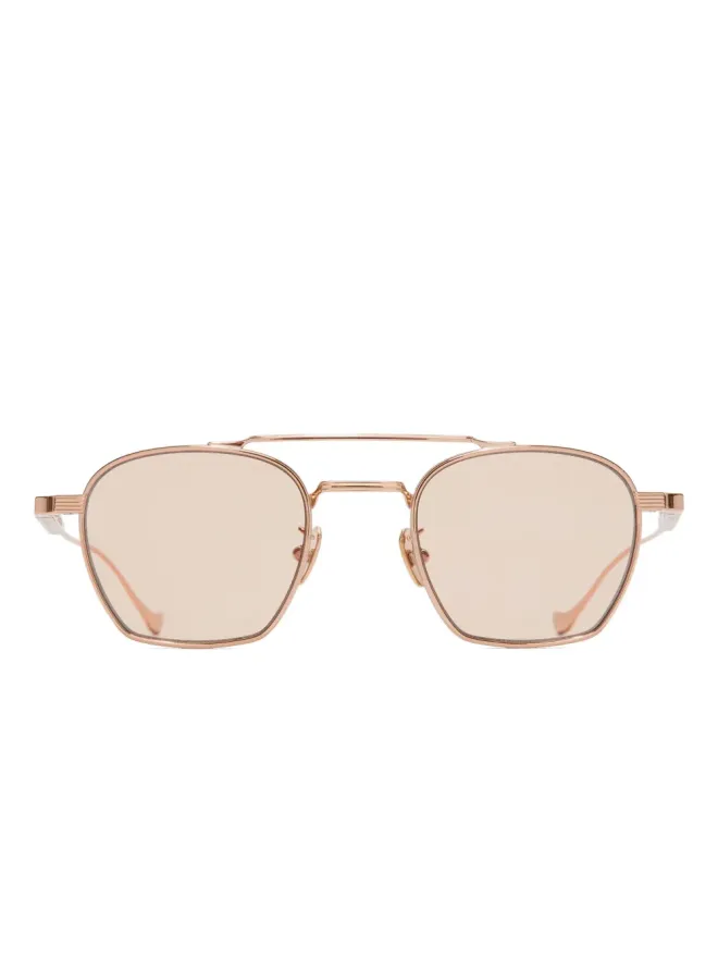 Cutler and Gross Cutler & Gross クランリー1425 トップバー ジオメトリック サングラス - ピンクの商品画像