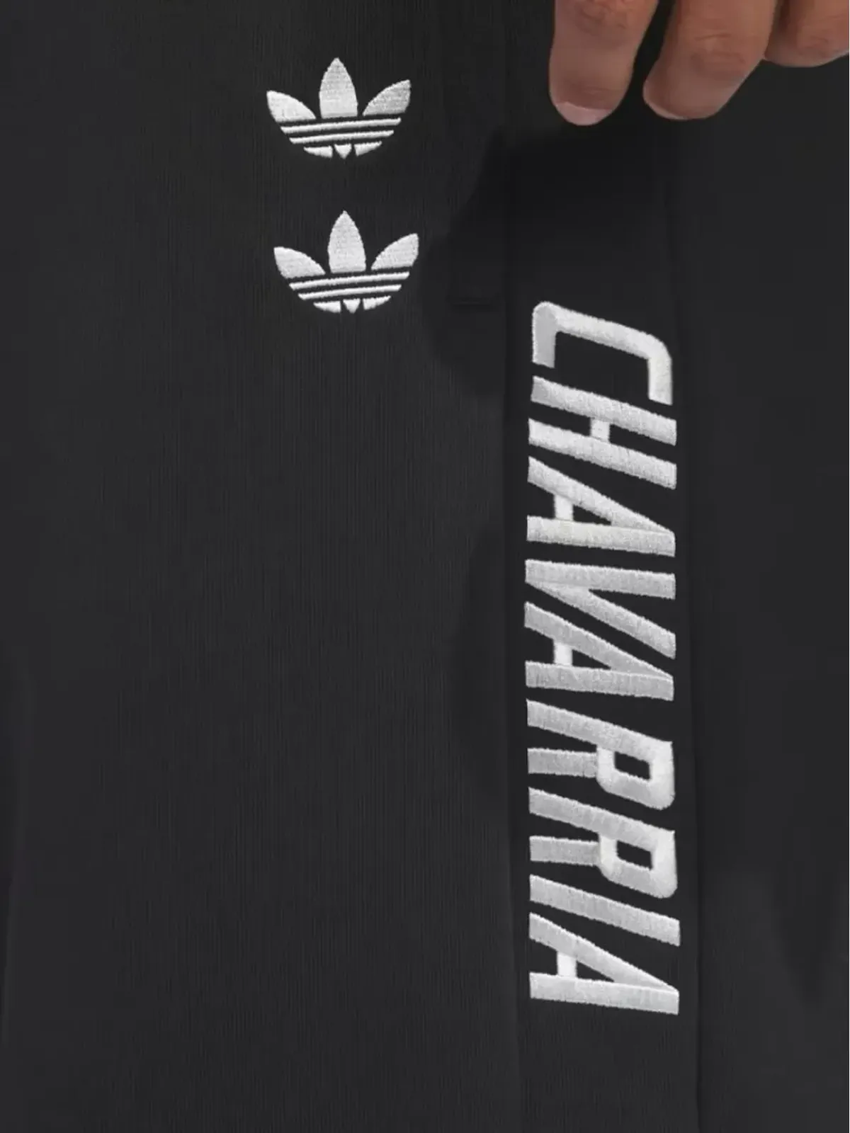 Willy Chavarria x Adidas 刺繍ロゴ ドローストリング トラックパンツ - 画像5
