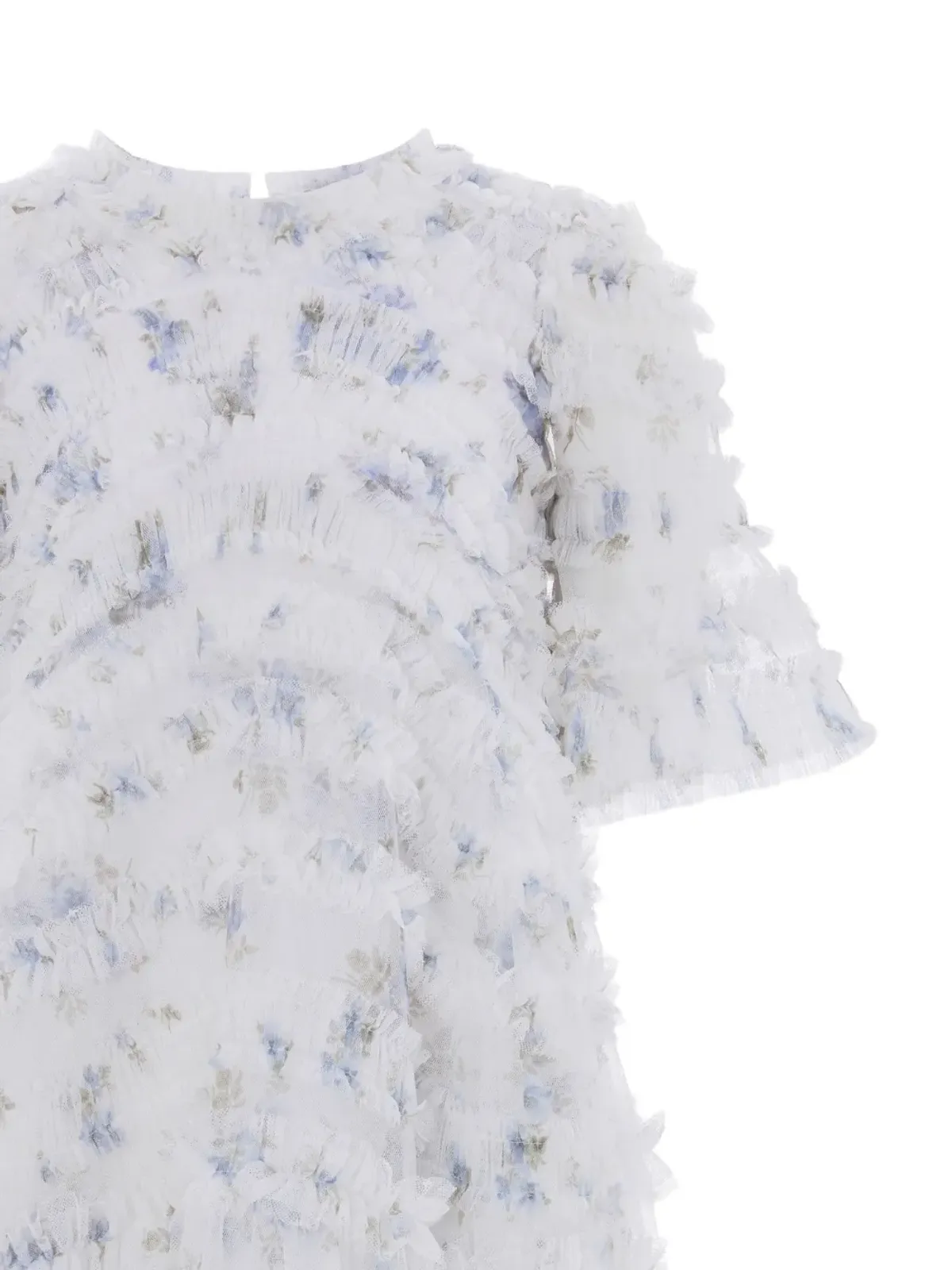 NEEDLE & THREAD KIDS ラッフル花柄パーティードレス - White - 画像2