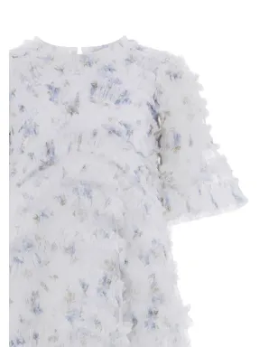 NEEDLE & THREAD KIDS ラッフル花柄パーティードレス - White - サムネイル2