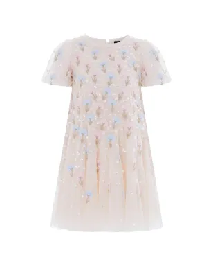 NEEDLE & THREAD KIDS 花柄のアップリケ パーティドレス - サムネイル1