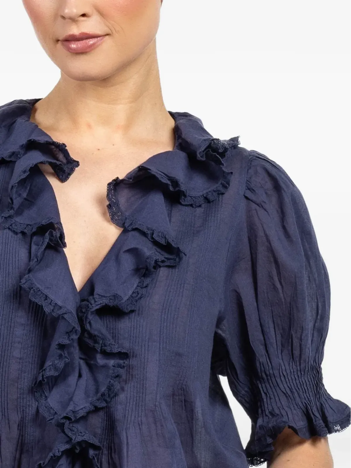 DÔEN Henri フリル付きトップス - 画像5