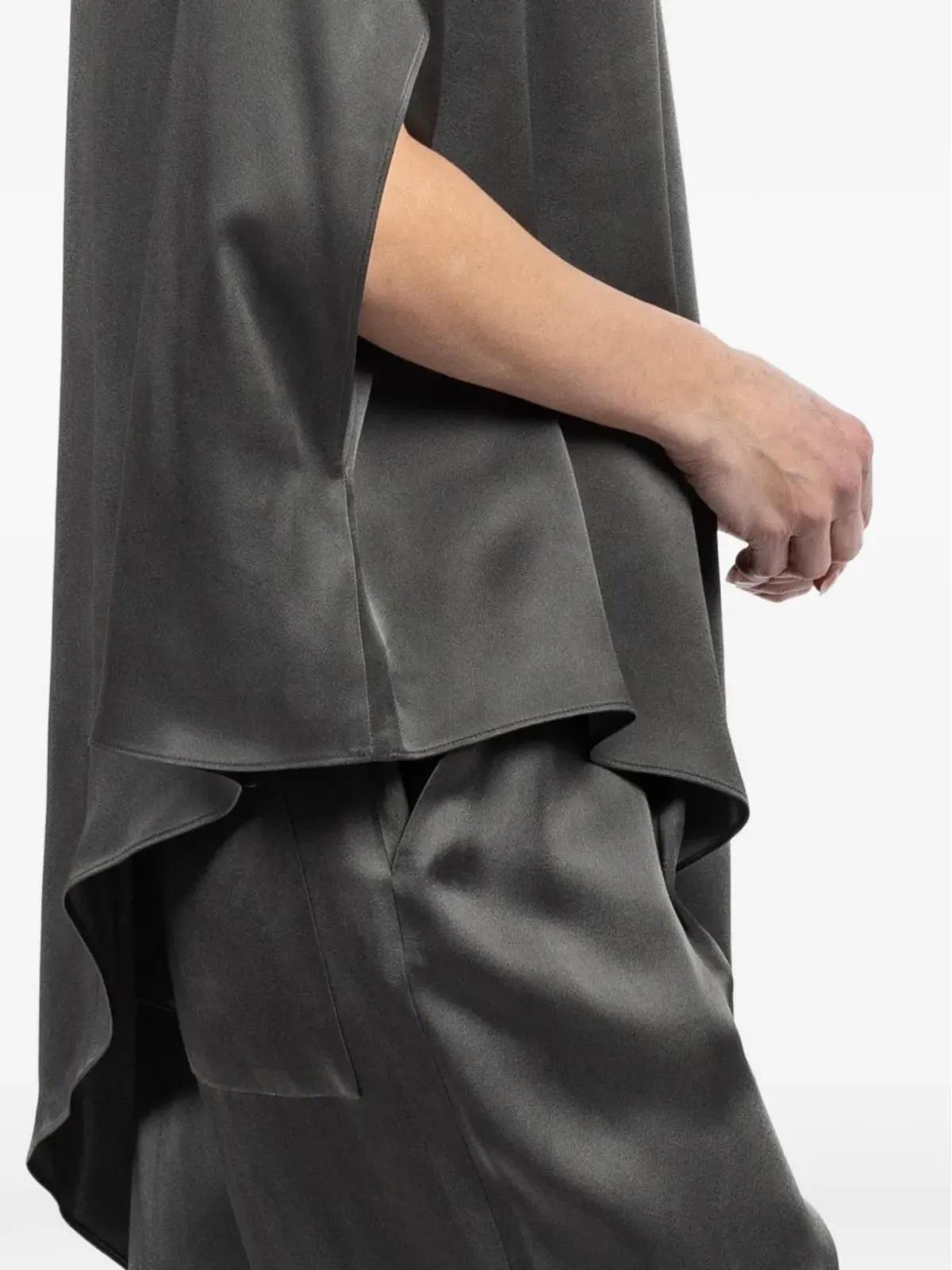 LAPOINTE アシンメトリック チュニックトップ - 画像5