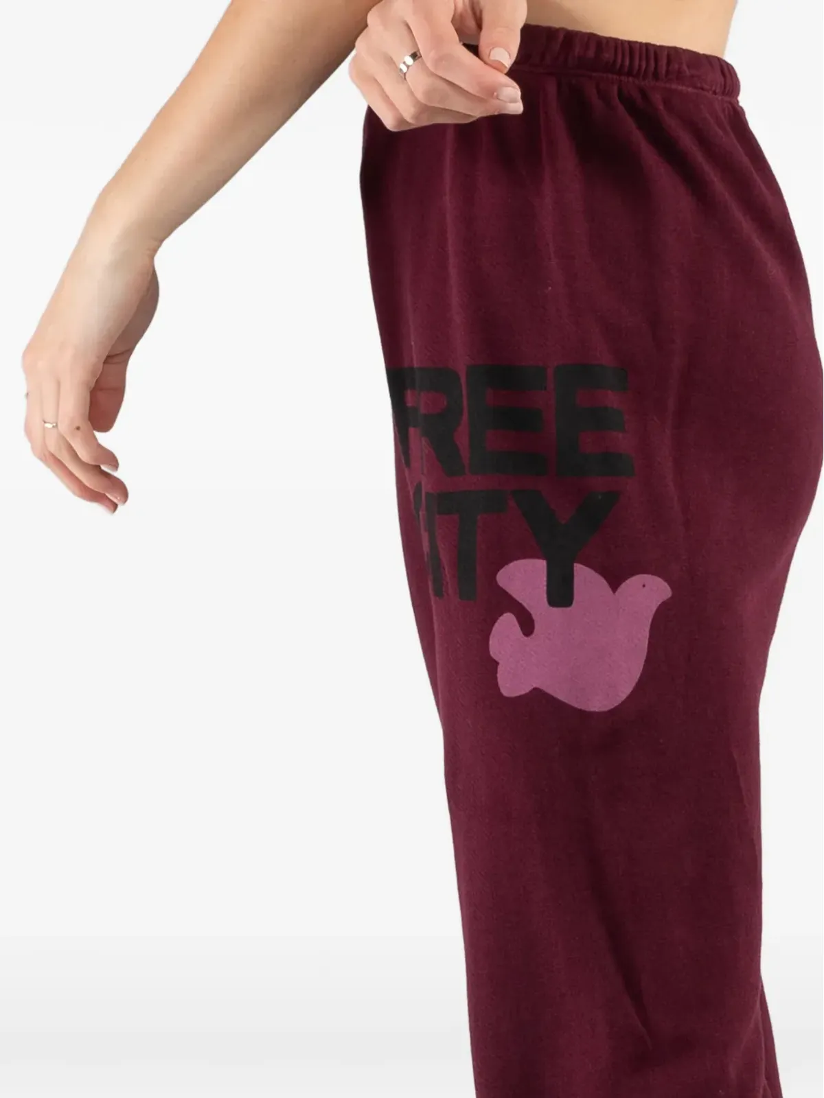 FreeCity プリント トラックパンツ - 画像5