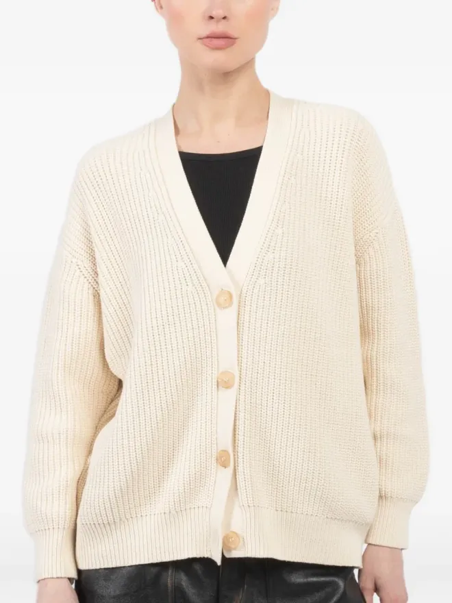 Jenni Kayne Jenni Kayne コクーンボタンVネックカーディガンの商品画像