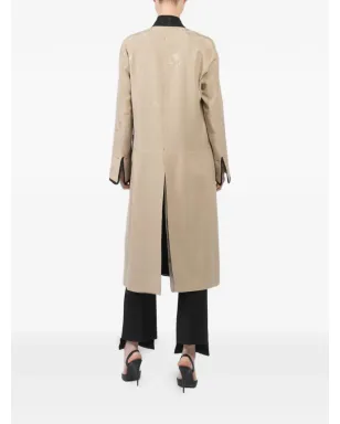 IBRIGU Juban kimono coat - Neutrals - サムネイル4