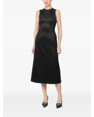 Shiro Sakai パネルドミディドレス ブラック - サムネイル1