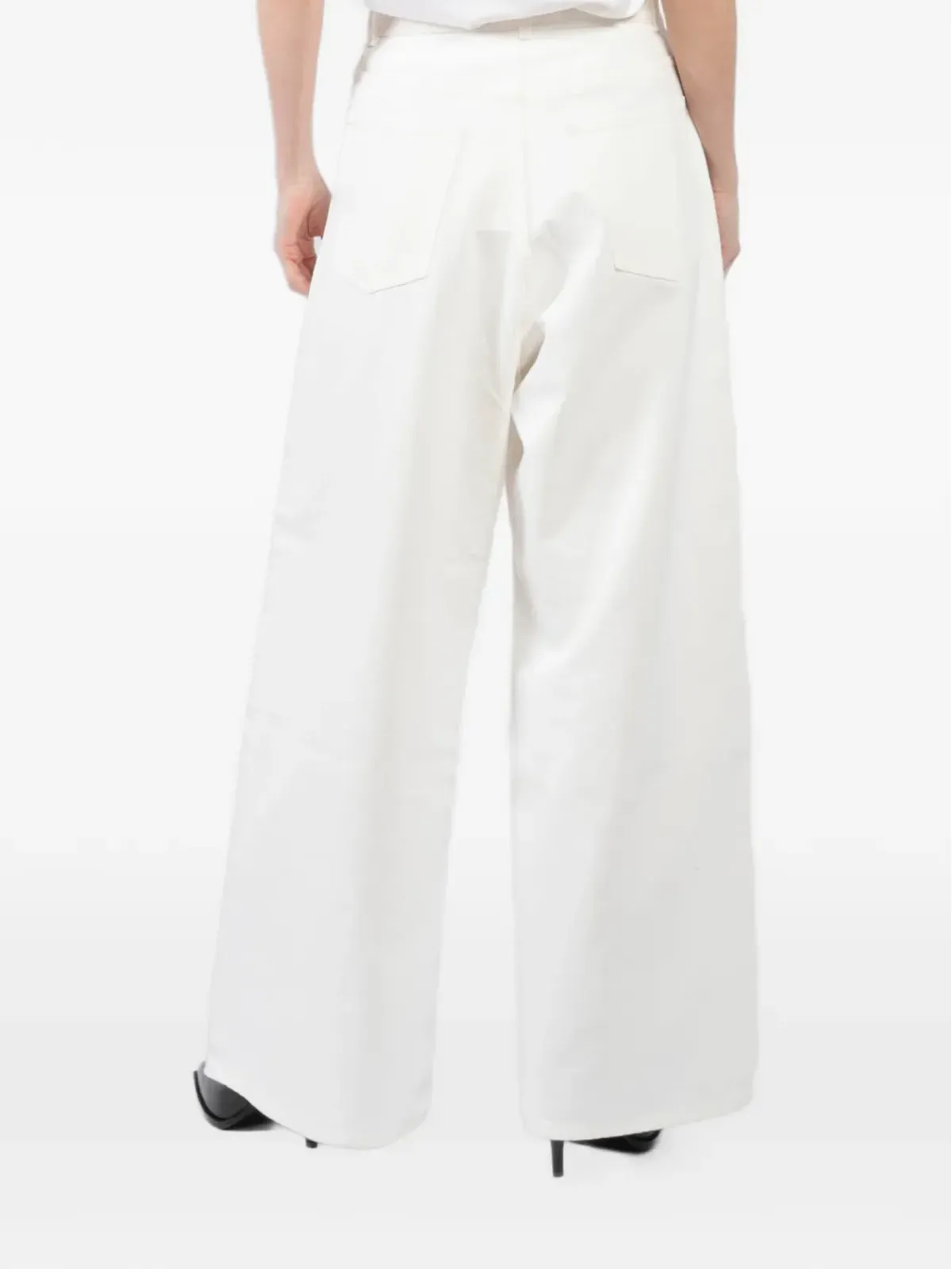 Teurn Studios コットンデニムジーンズ - White - 画像5