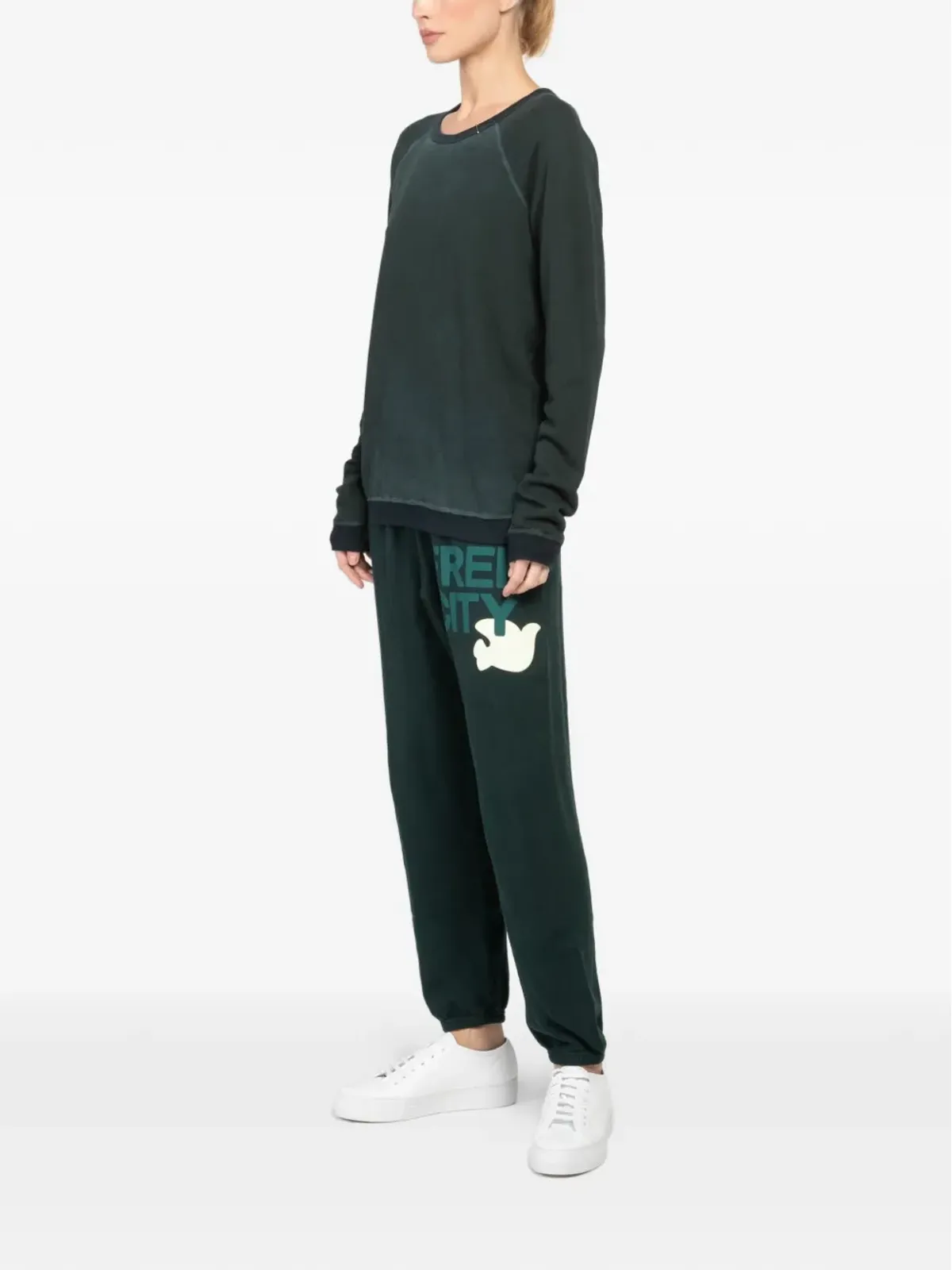 FreeCity グラフィック長袖Tシャツ - 画像3