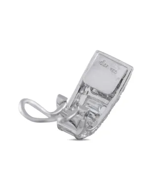 Adler ダイヤモンド ジオメトリック クリップオン イヤリング - シルバー - サムネイル3