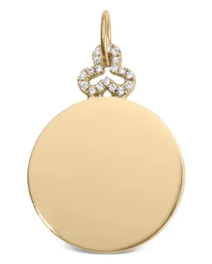 DEVON WOODHILL Aurelia disc charm - オーレリア・ディスクチャーム（ゴールド） - サムネイル3