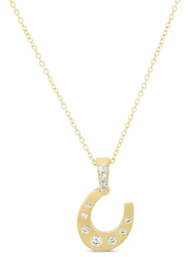 Jennifer Meyer Jennifer Meyer ホースシュー ダイヤモンド ネックレス - ゴールドの商品画像