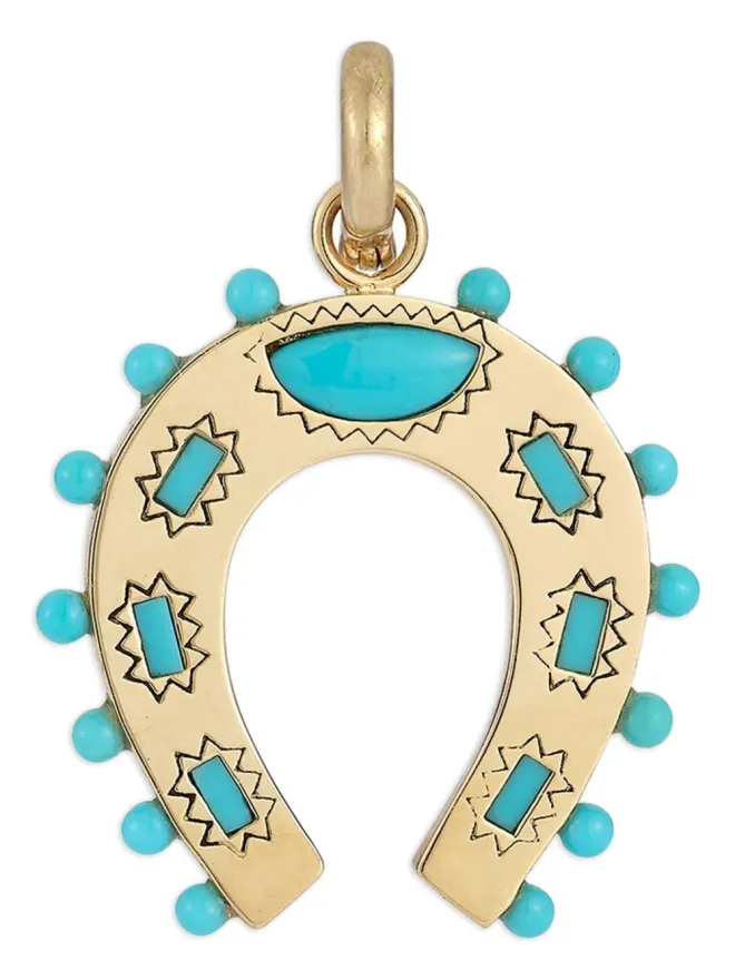 Storrow Jewelry Storrow Jewelry ホリー・ホースシュー ターコイズ ペンダントの商品画像