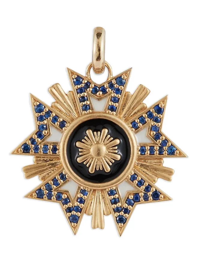 Storrow Jewelry Storrow Jewelry フローレンス サファイア メダリオン ペンダントの商品画像